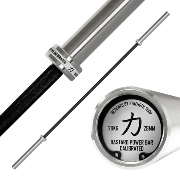 Sztanga Kalibrowana Bastard Power Bar - Black Chrome - 20kg