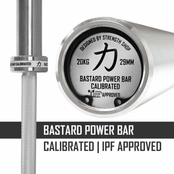 Sztanga Kalibrowana Bastard Power Bar - 20kg - IPF Approved