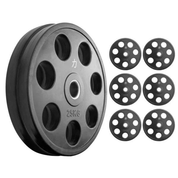 Zestaw Talerzy Ogumowanych Easy Grip - 147,5 kg