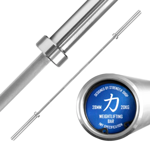 Strength Shop Riot – Sztanga olimpijska weightlifting 20 kg Hardened Chrome IWF