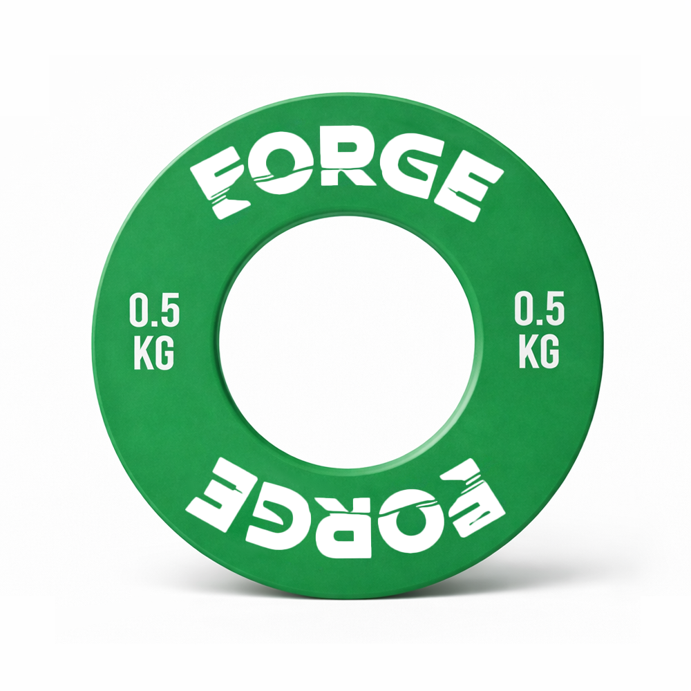 ZESTAW TALERZY FRAKCYJNYCH DO ĆWICZEŃ FORGE 0.5KG - MIKROOBCIĄŻENIE