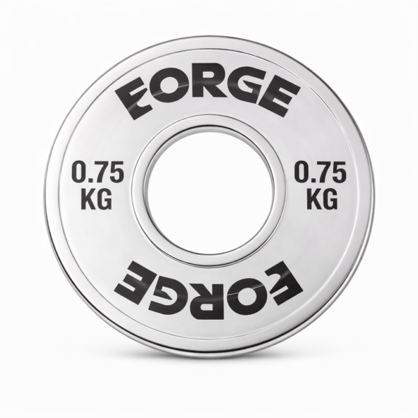 ZESTAW TALERZY CHROMOWANYCH DO ĆWICZEŃ FORGE 0.75KG - MIKROOBCIĄŻENIE