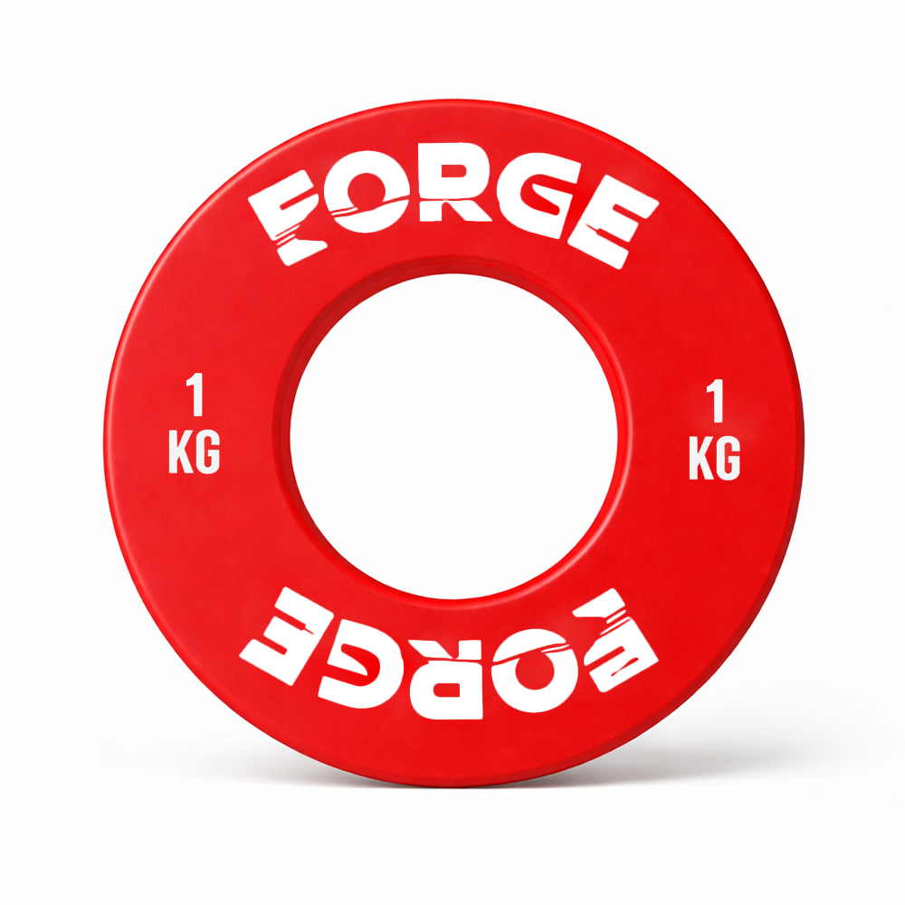 ZESTAW TALERZY FRAKCYJNYCH DO ĆWICZEŃ FORGE 1 KG - MIKROOBCIĄŻENIE